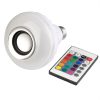 Bluetooth hangszórós RGB LED party izzó, E27, 12W, távirányítóval 